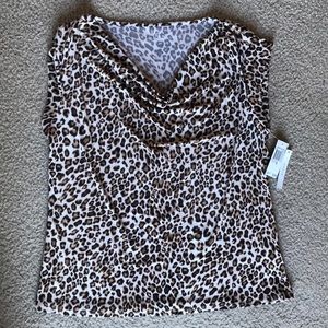 Leopard Sleeveless Top